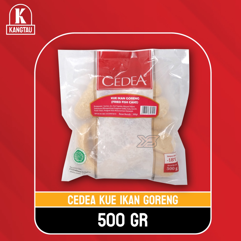 

Cedea Kue Ikan Goreng 500GR