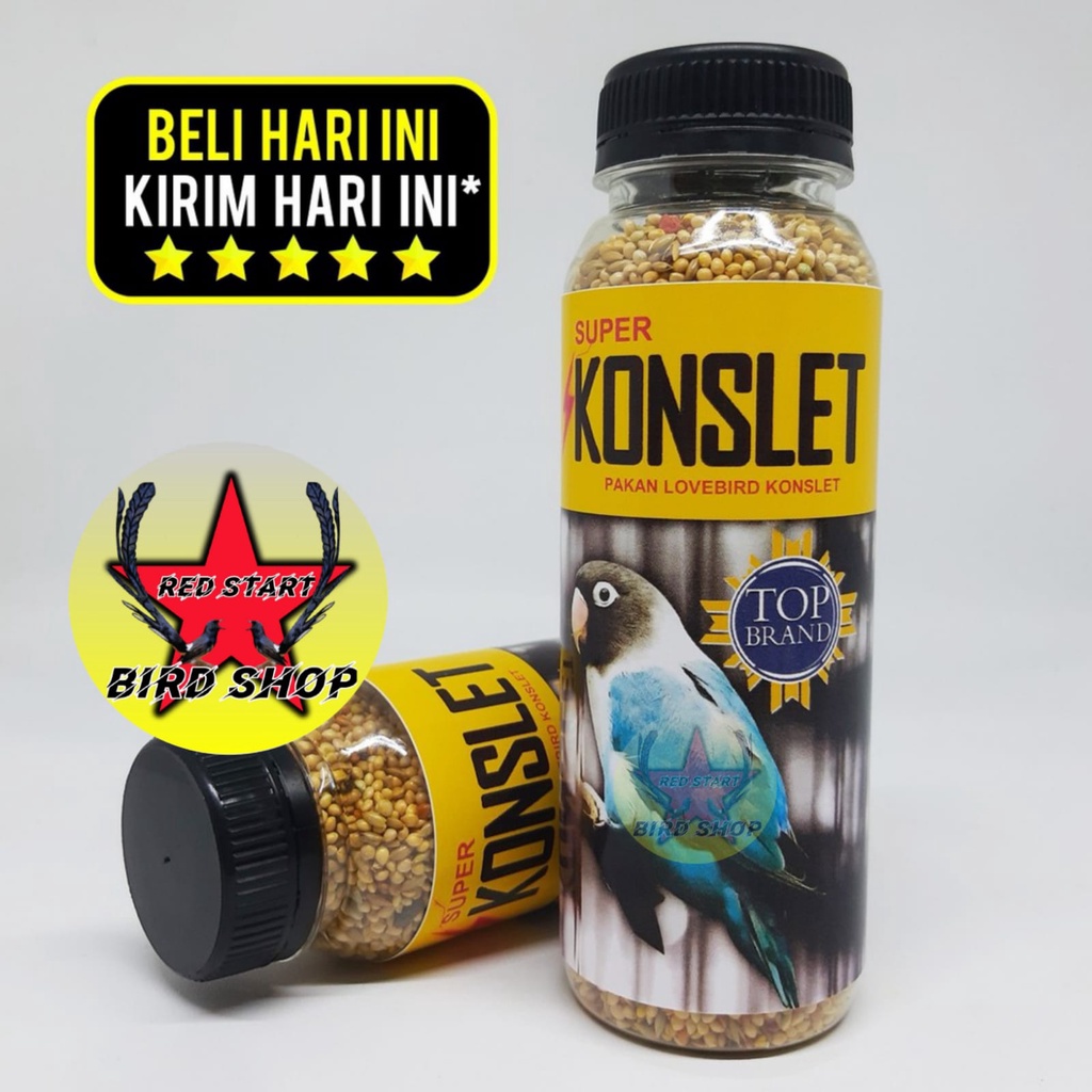 MILET KONSLET Pakan Burung Lovebird Lomba dan Harian Bikin Konslet Gacor Durasi Panjang