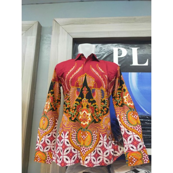 Kemeja pria/PLATINI/SP/195/Kemeja batik
