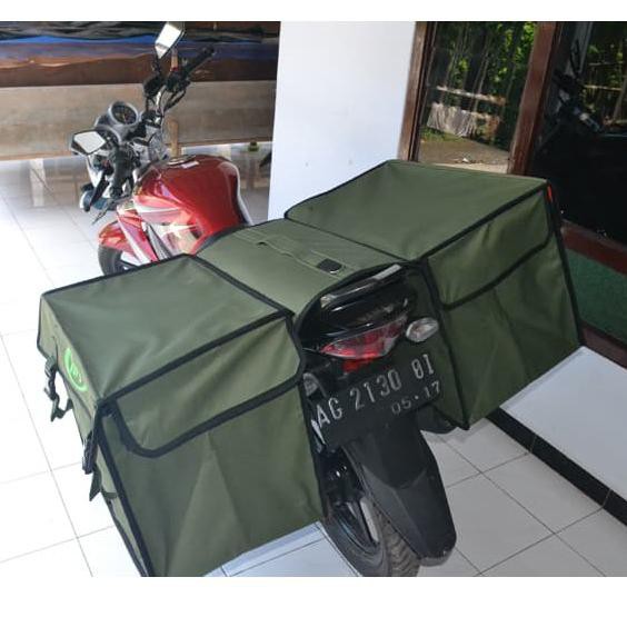 Terbaru.. Tas Motor Kecil Hitam Tas Obrok Kecil Hitam Tas Kurir Kecil Tas Pos - KECIL