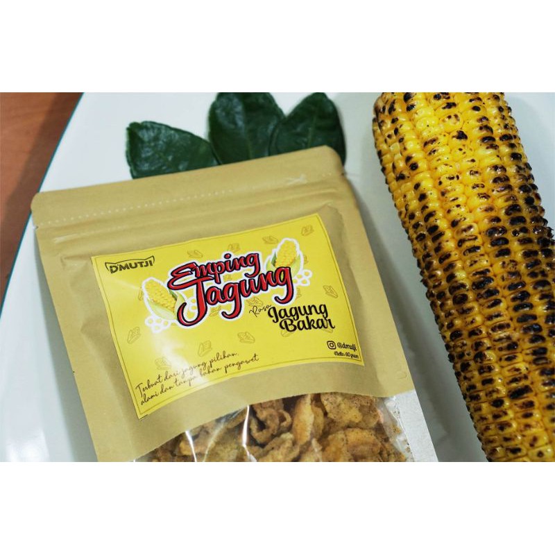 

Emping jagung rasa Jagung Bakar - D'mutji Snack