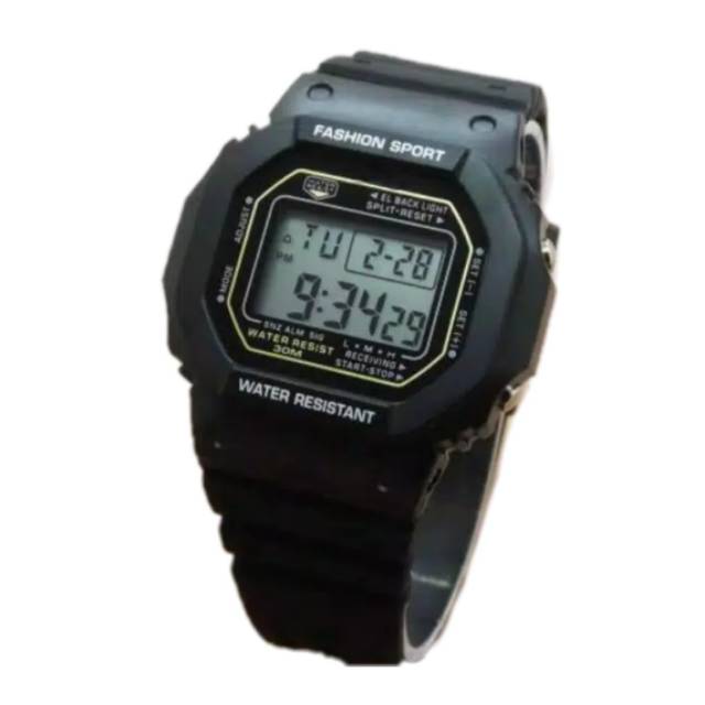 Jam Tangan Wanita Sporty Digital 5111 Strap Rubber