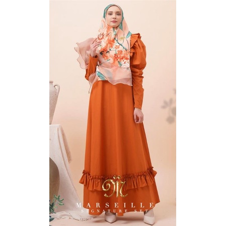 SET SYARI KHIMAR MAGDARA TERBARU  ANDRIANA CARLOTA  ORI LUCIELA ALESANDRA MARSEILE