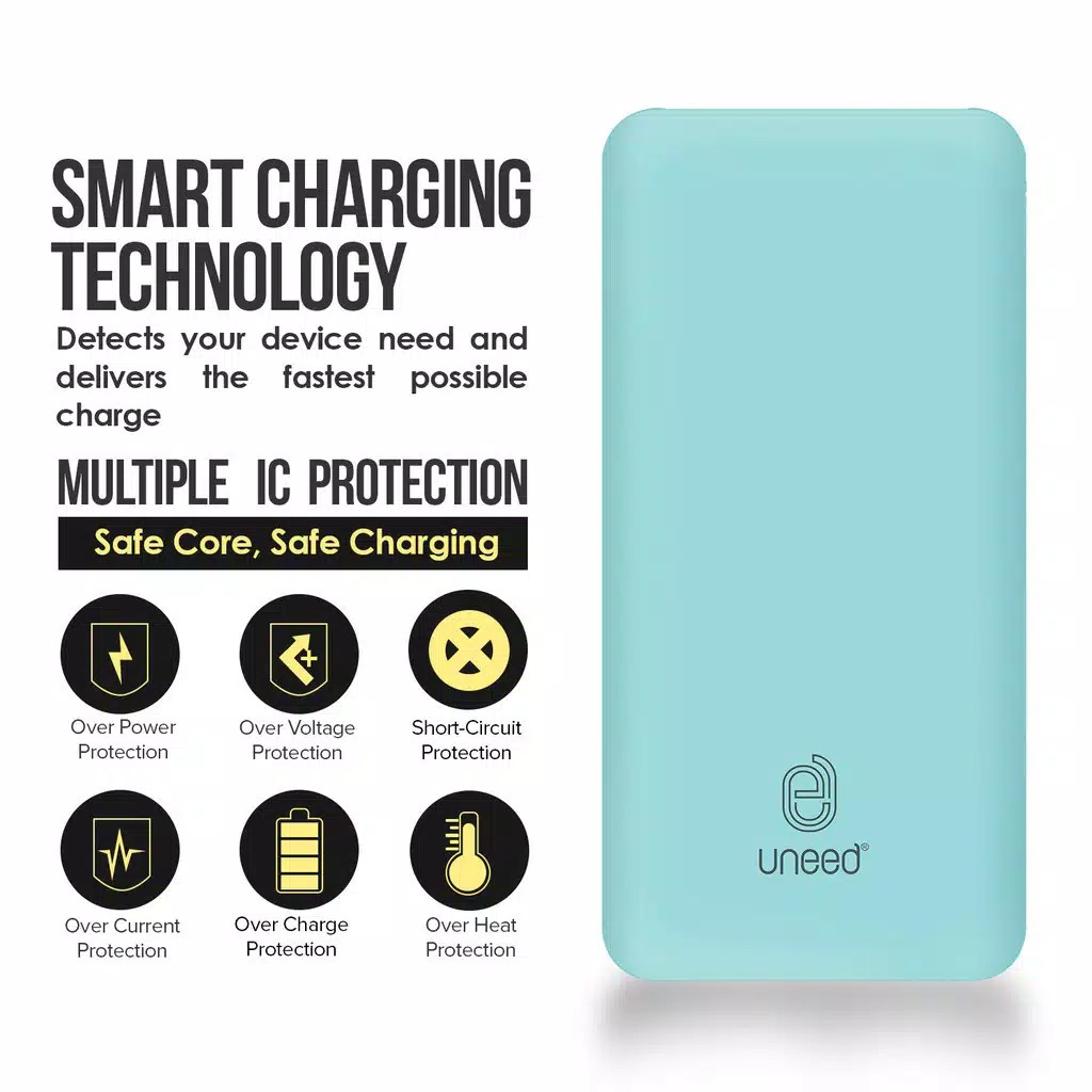 ORIGINAL POWERBANK 10000mah EASYBOX B10 - UNEED UPB-412