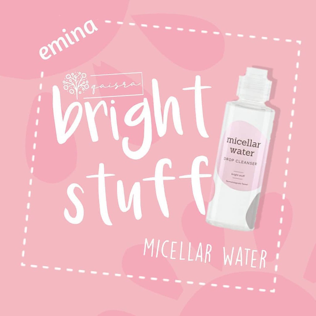 TERLARIS!! Emina Micellar Water Drop Cleanser Bright Stuff 100 ml