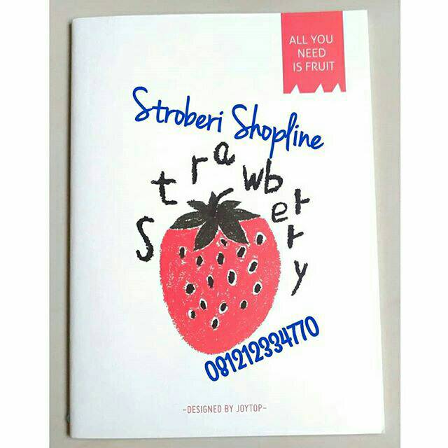 

Buku Tulis Strawberry (Uk.25x18cm)