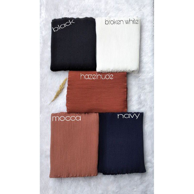 Pashmina Plisket Shawl  Lidi | Pasmina Plisket Full | Pashmina Diamond crepe  pashmina-3