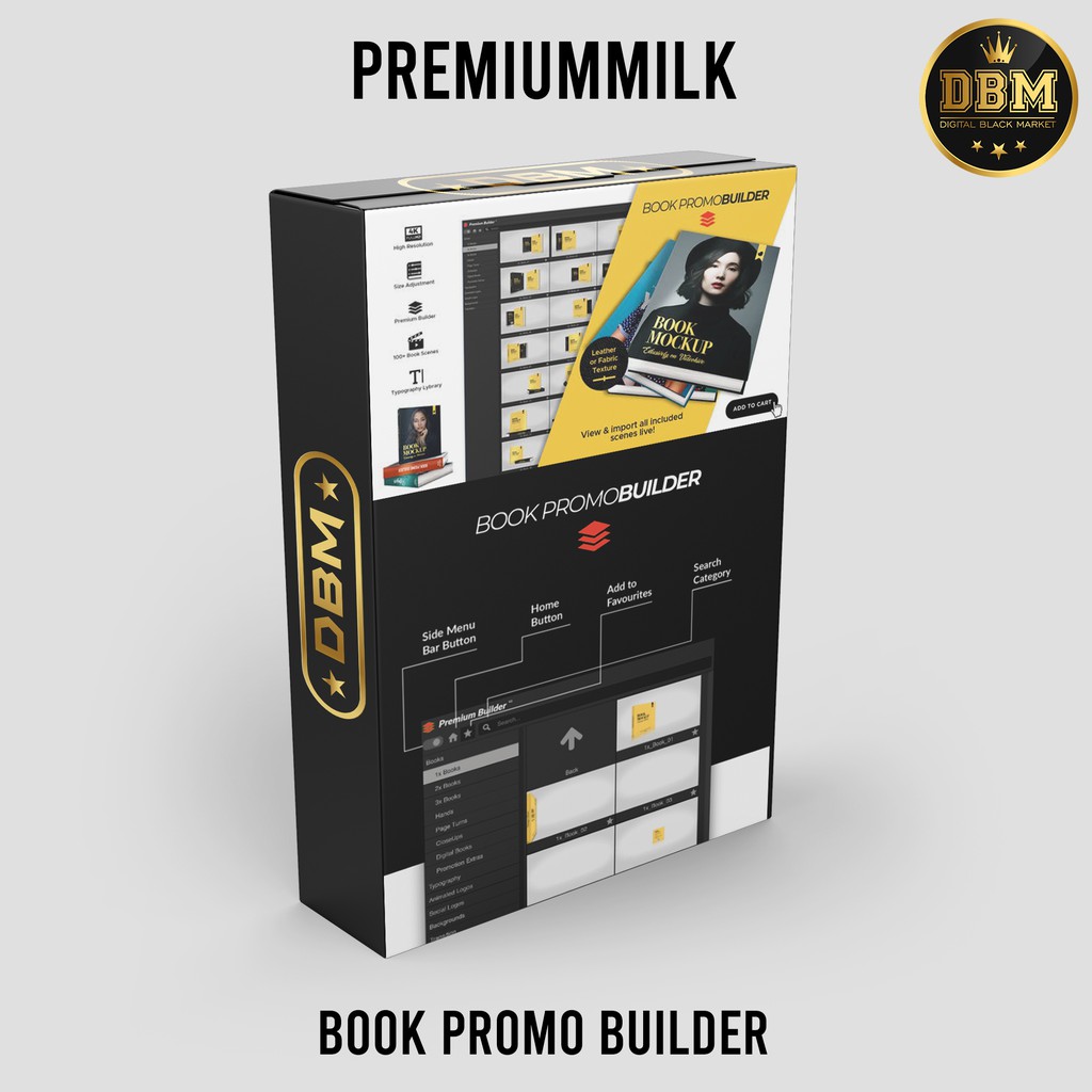 Premium Builder - Book Promo Builder - After Effect (Extension)