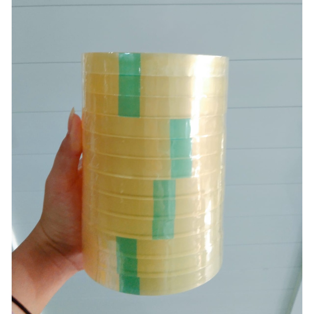 

LAKBAN ISOLASI 888 tape & BODHITAPE BENING 12 PCS 1/2 INCH 72 YARD BISA BAYAR DI TEMPAT