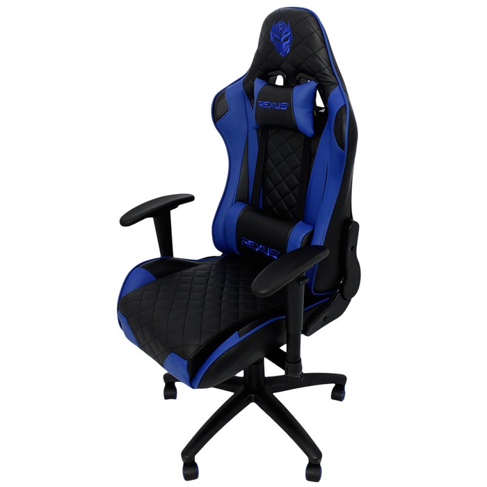  Rexus  Gaming  Chair  Kursi Gaming  RGC 101  Blue Shopee 