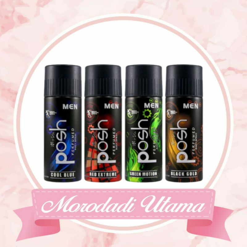 POSH MEN Body Spray 150ml (KHUSUS AREA PULAU JAWA)