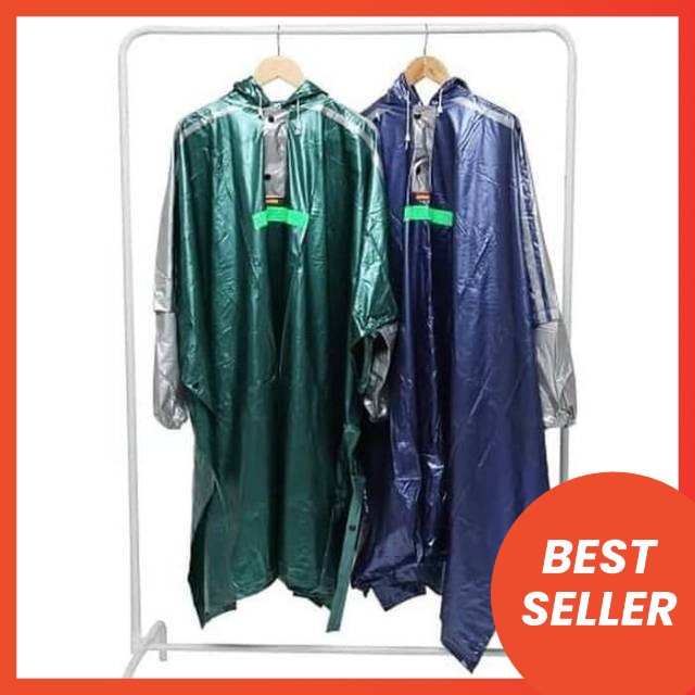 Jas Hujan Jubah Lengan Fortuna Elmondo 711 Jas Hujan Ponco Pria wanita Jumbo Poncho Big Size Metalik Berkualitas