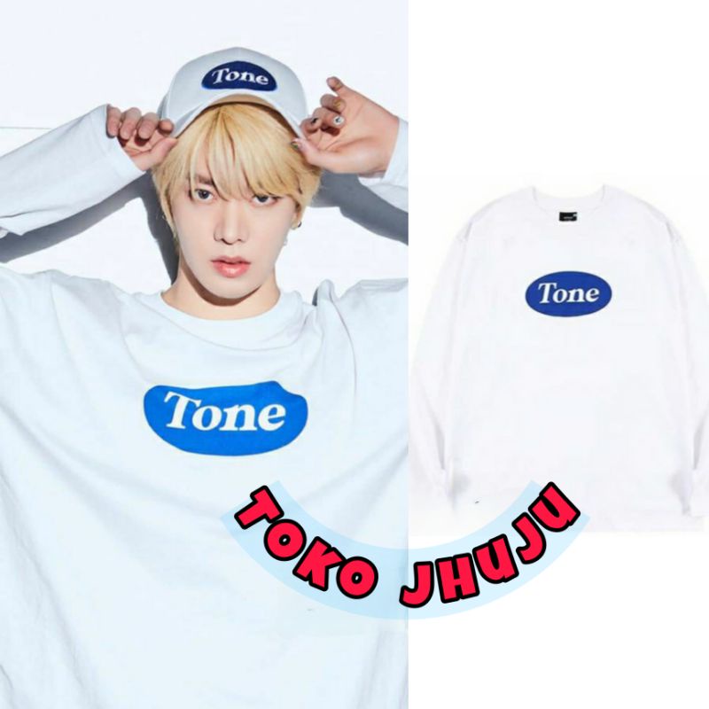 Basic Sweater NCT Yuta style Tone sablon biru