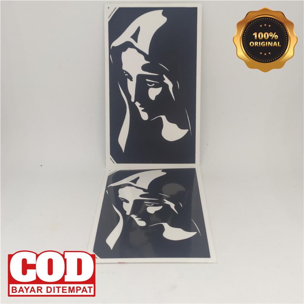 

Stiker Rohani Bunda Maria / Stiker Rohani Kristen / Stiker Tulisan Rohani / Stiker Bunda Maria