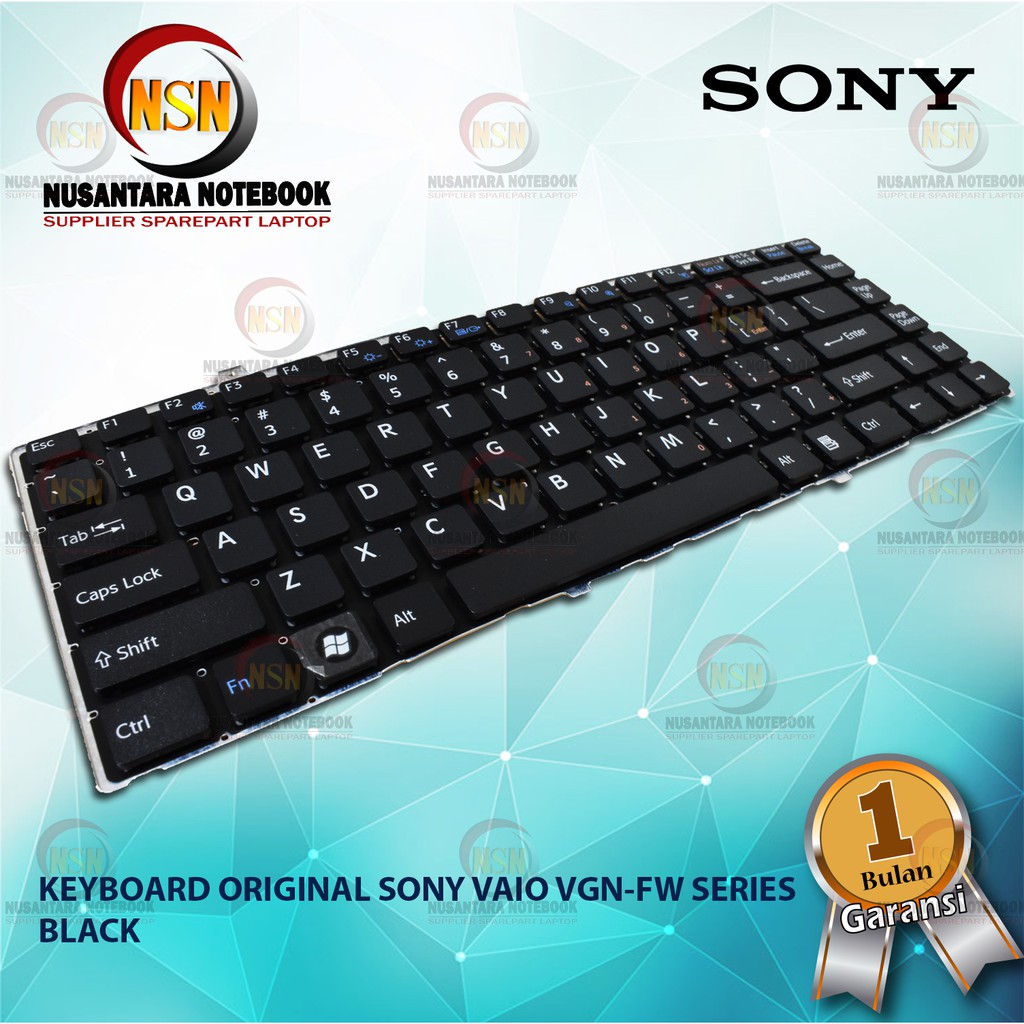 Keyboard Original Sony Vaio VGN-FW11 VGN-FW21 VGN-FW Series Black