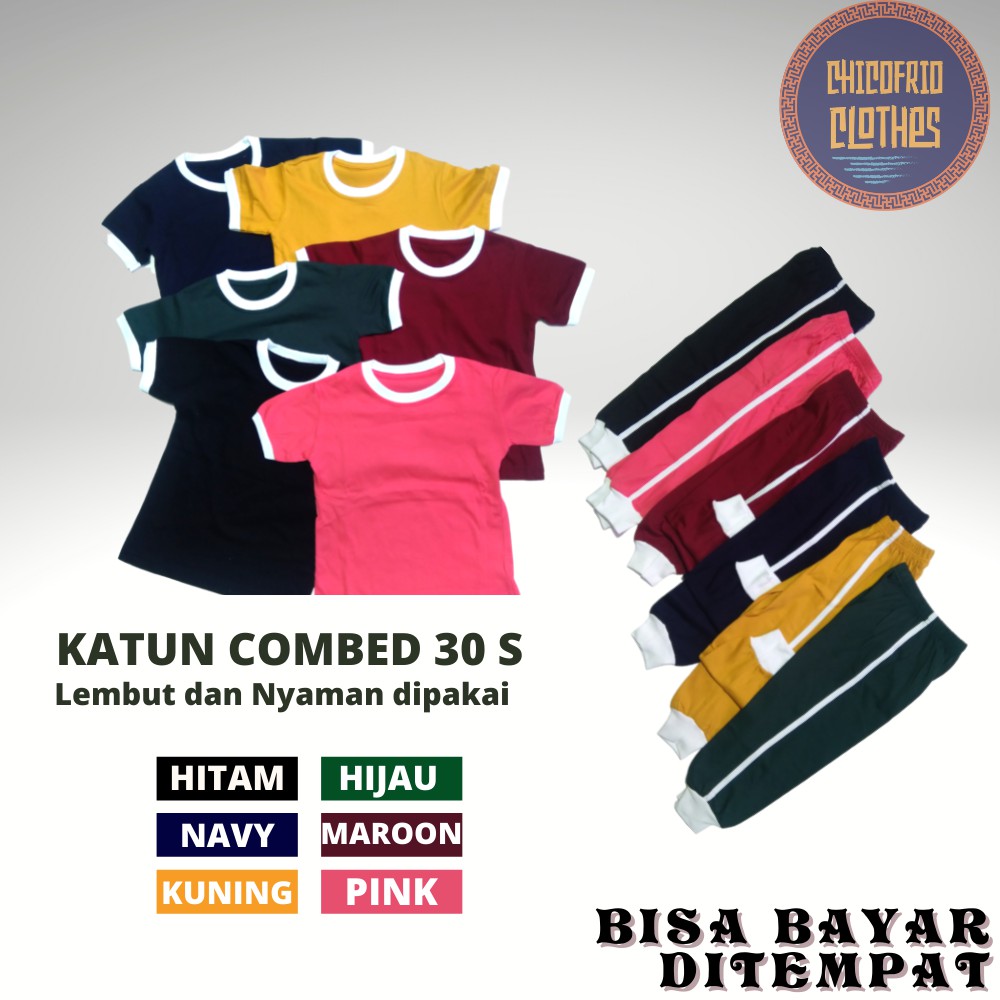 Baju Tidur Setelan Anak Laki Laki Perempuan Distro Balita Umur 1 - 12 tahun Murah Grosir Eceran