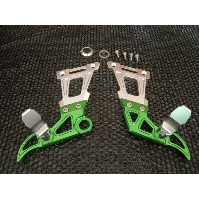 foosteep belakang set kanan kiri LIPAT merk RD RACING Kawasaki ninja 250 karbu ninja 250 fi lama CNc