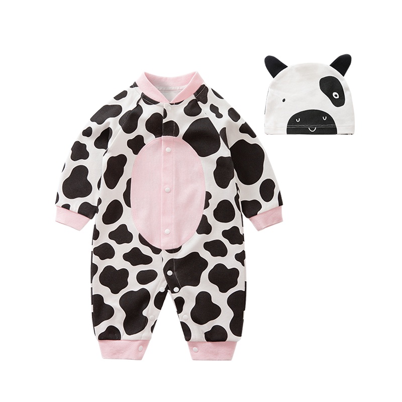 [COD] Jumper bayi perempuan motif sapi / baju bayi perempuan lucu karakter/Babylovanta