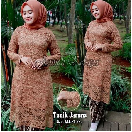 set kebaya tunik jaruna berkualitas