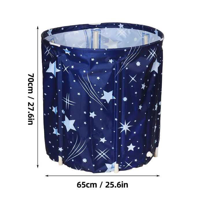 Bak Spa Dewasa Plus Bak Mandi Anak SPA Bathtub Lipat Portable Adult Folding Bath 65x70 cm Bisa dilipat kecil Portable Bathtub Folding Bath Bucket Foldable Large Adult Tub Baby Swimming Pool Insulation Separate Family Bathroom SPA Tub