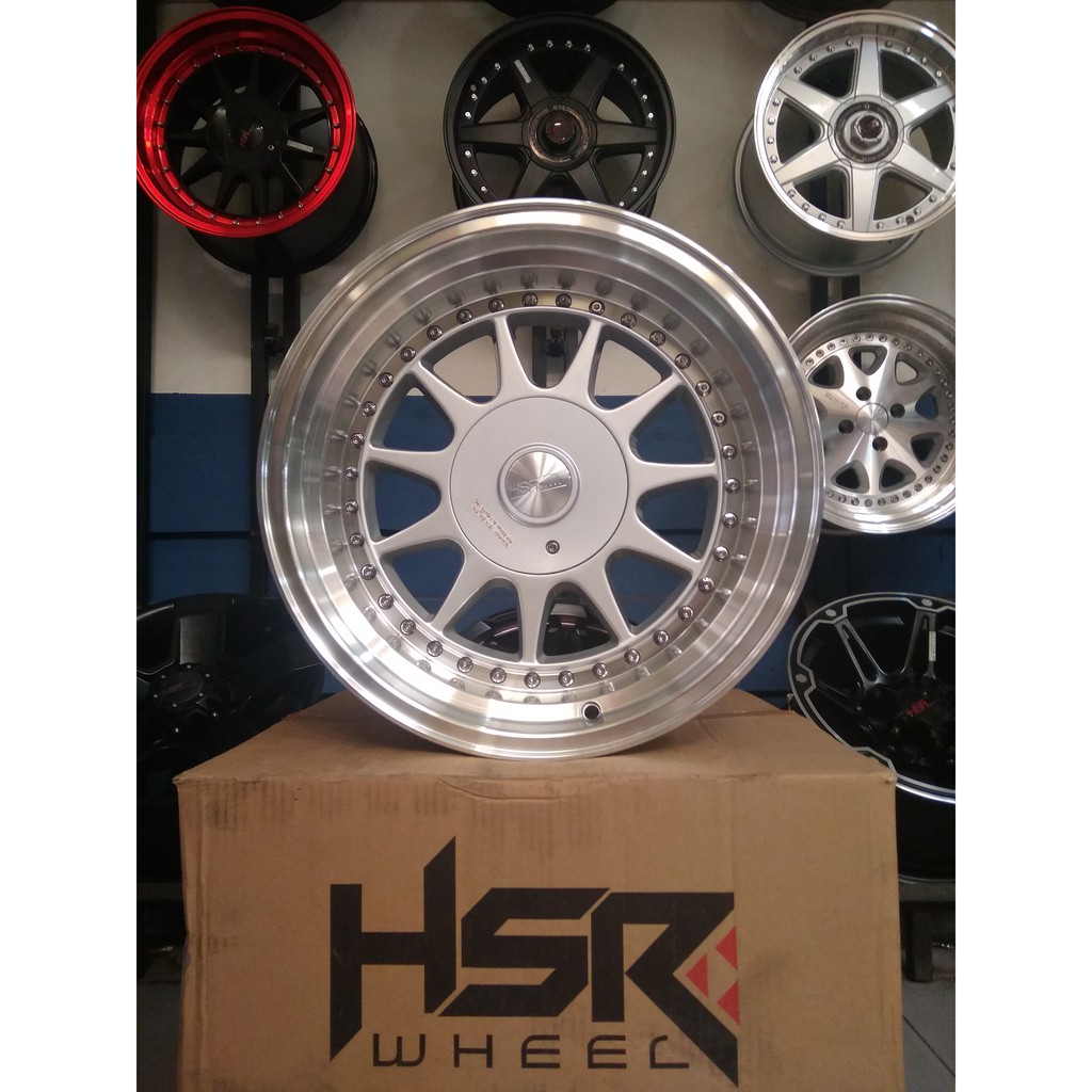Velg Mobil Ring 16 HSR IKIMASU JD10 Silver Machine Face
