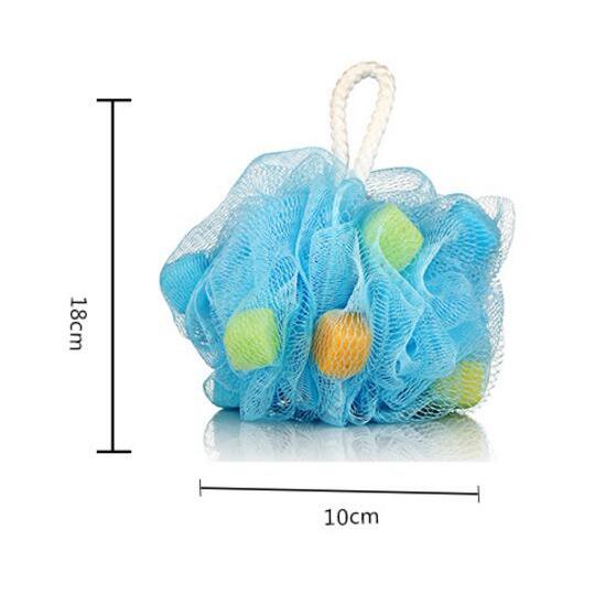 Bath Ball Sponge Motif Bunga 40g