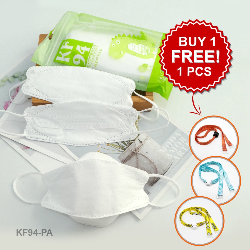 Oname.id Masker Anak KF94 Korea Evo 3D 4Ply Motif Polos Karakter Lucu Import