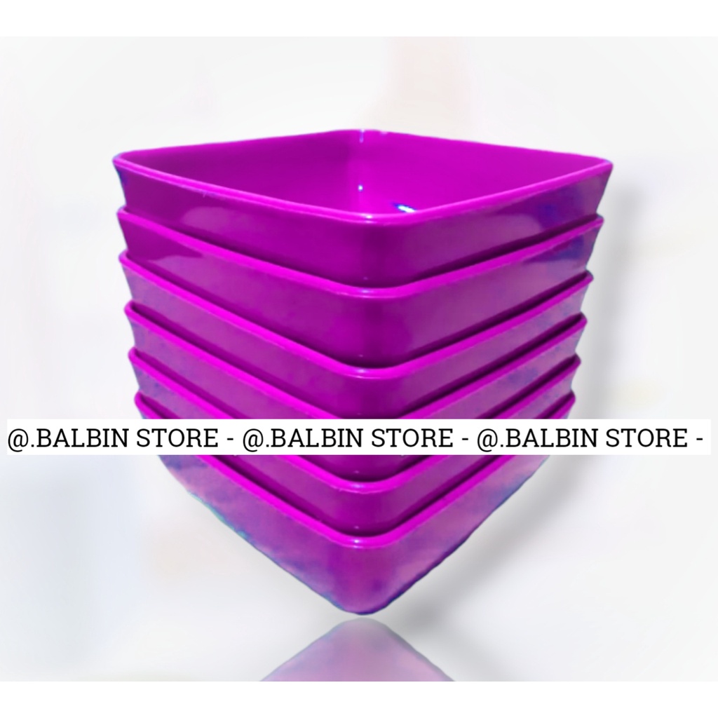 BALBIN STORE | mangkuk melamin 6.inc - mangkuk makan - mangkok kotak melamine 15 cm -mangkuk saji - mangkuk mie - mangkuk bubur - mangkuk soto - mangkuk serba guna - mangkuk varian warna random