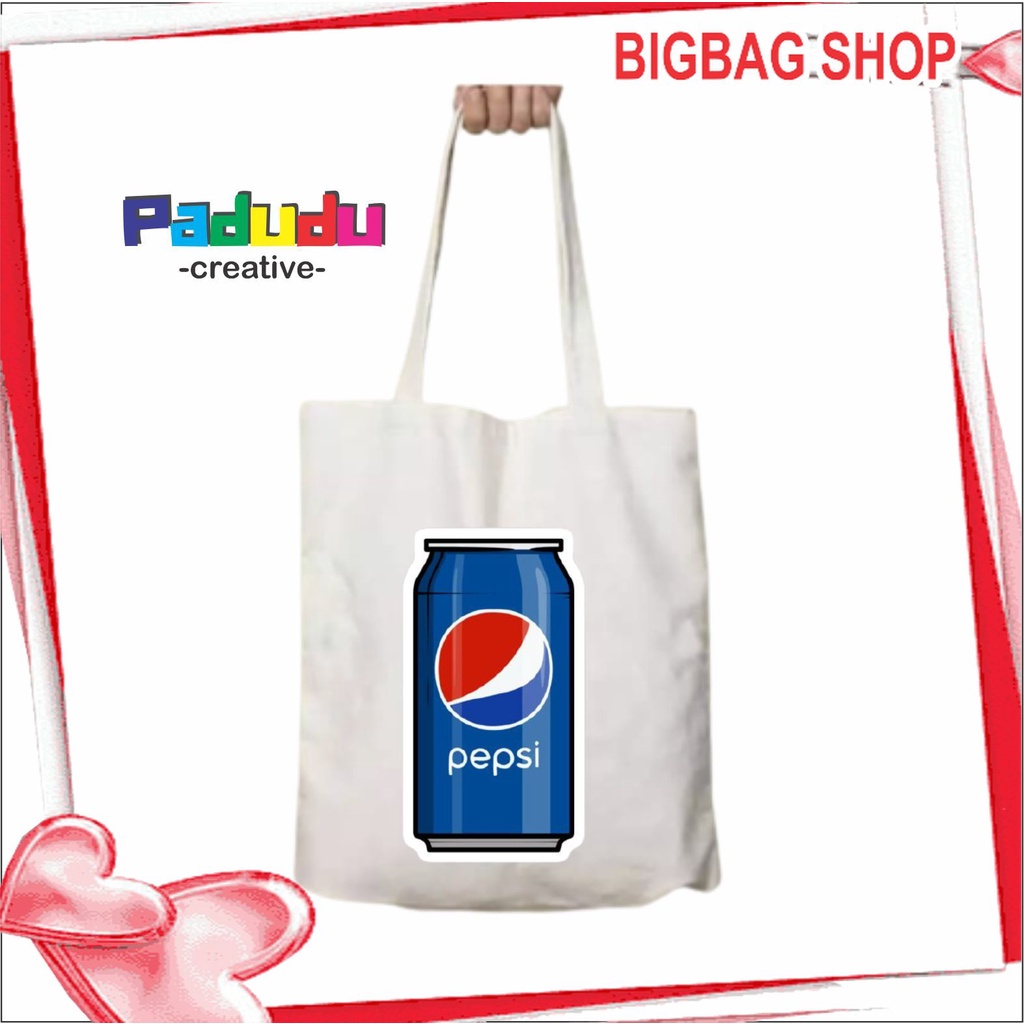 totebag Vintage kaleng pepsi Aesthetic Tas Wanita Bigbag_Shop