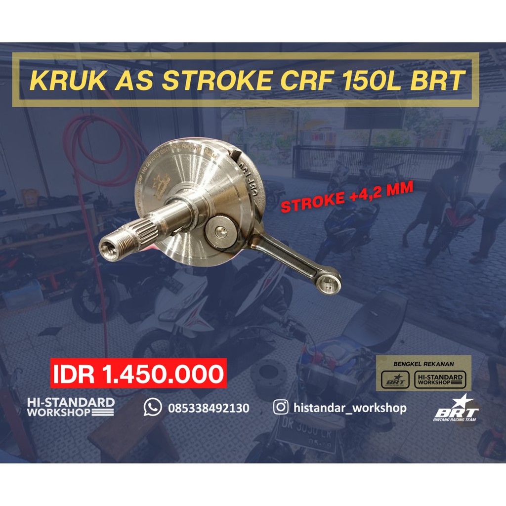 CRANKSHAFT / KRUK AS  BRT STROKE UP CRF 150L