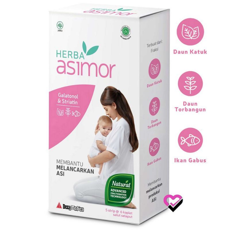 Herba Asimor Asi Booster Pelancar ASI 1Box