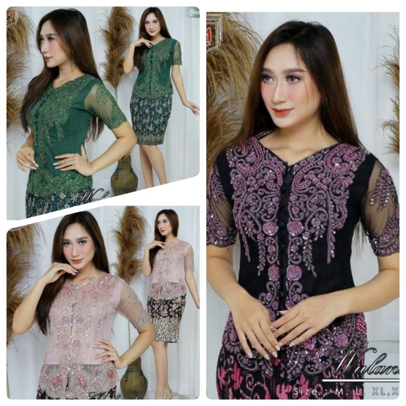 COD || STELAN KEBAYA PAYET WULANDARI / KEBAYA MODERN / KEBAYA / ADA JUMBO