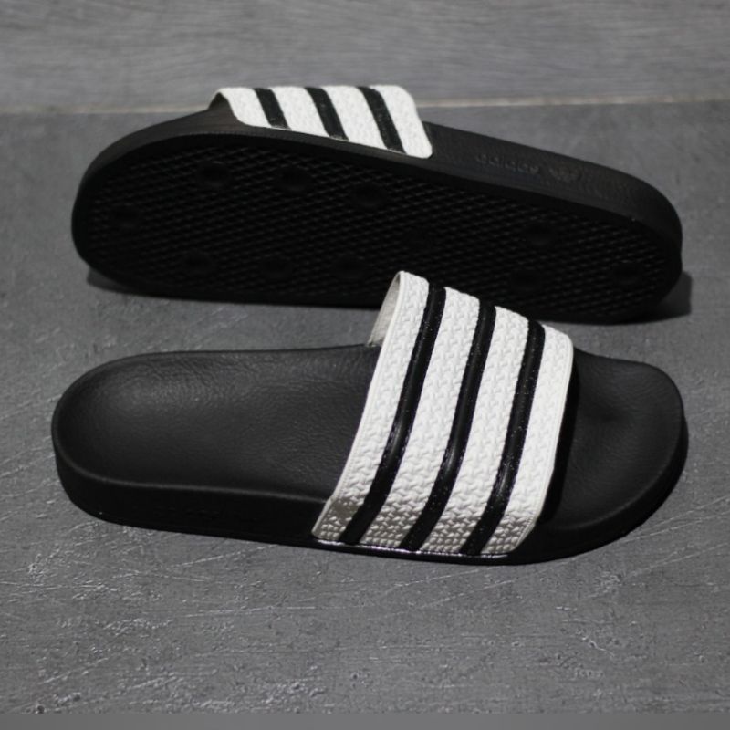 Sandal slide pria Sandal slop Sandal ADS ADILETTE ORIGINAL FULL TAG MADE IN ITALY-2