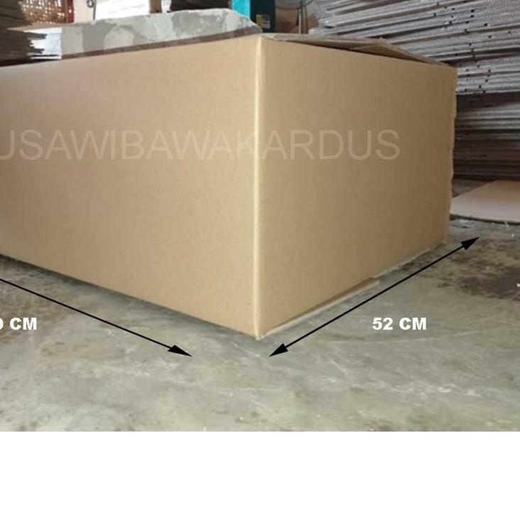 

❄ kardus box packing polos Double Wall 79x52x26cm, murah, kotak karton ♦