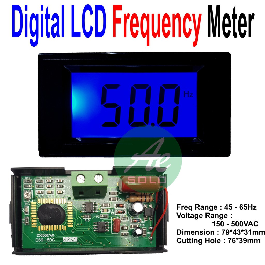 Frequency Meter Digital Hertz Meter Digital Hz Meter