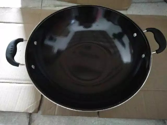 Wok Penggorengan Serbaguna Wajan Enamel Anti Lengket 34 Cm