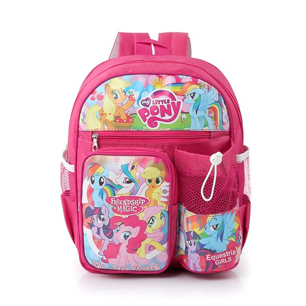 tas anak perempuan, tas sekolah anak , tas anak plus botol minum, tas little pony