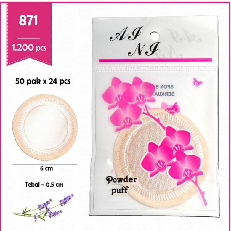 Spon make up bedak tabur / spons make up / powder puff / sponge foundation