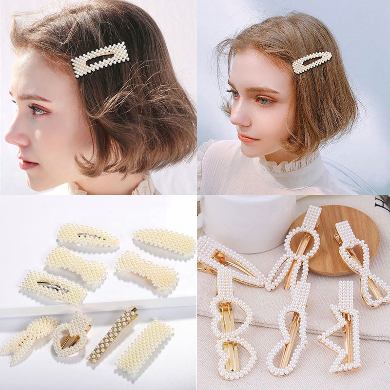 Mutiara Jepit Rambut  Wanita  Hairclip Fashion Korea  2021  