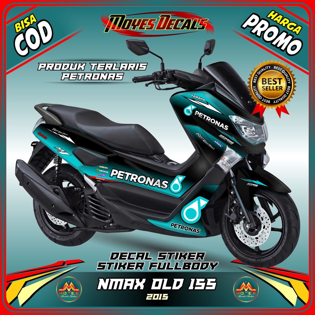 Decal Nmax 155 Old Fullbody Motif Petronas