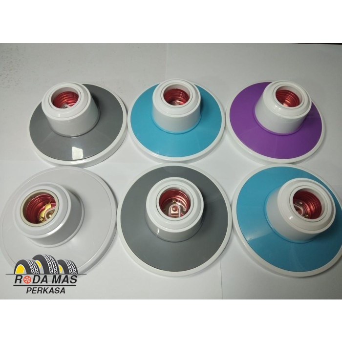 FITTING FITING PITING LAMPU TEMPEL PLAFON DUDUKAN LAMPU BULAT MP-100 RMP