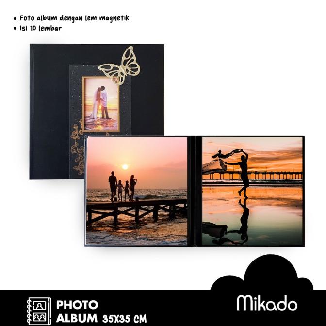 

[[[ TERSEDIA COD ]]] Mikado Album Foto Magnetic Jumbo Butterfly