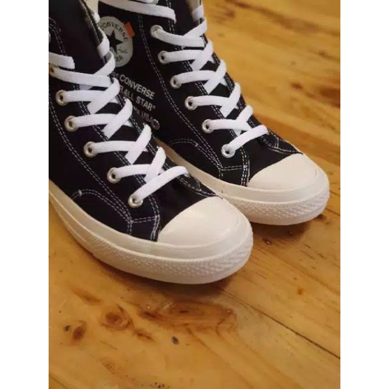 Sepatu Converse 70s HIGH BLACK x OFF WHITE-3
