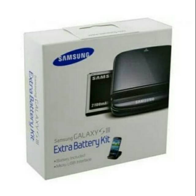 ORIGINAL SAMSUNG EXTRA BATERAI KIT S3 BATTERY DESKTOP CHARGER S3 PLUS BATTERY