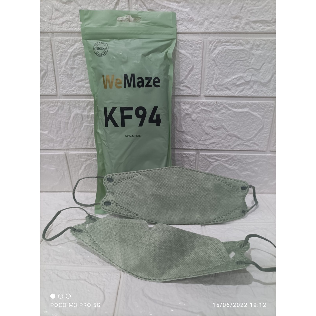 MASKER KF94 MOUSON ISI 10PC Masker KF 94 4ply Masker 4D EVO isi 10pcs-KF94 MACHA 10pc