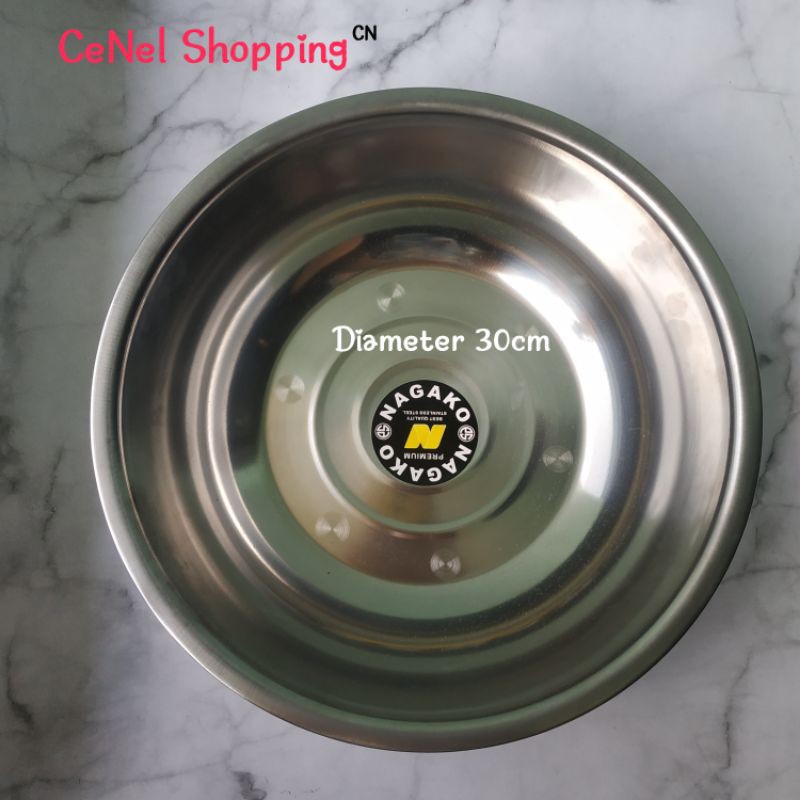 Baskom Stainless 30cm