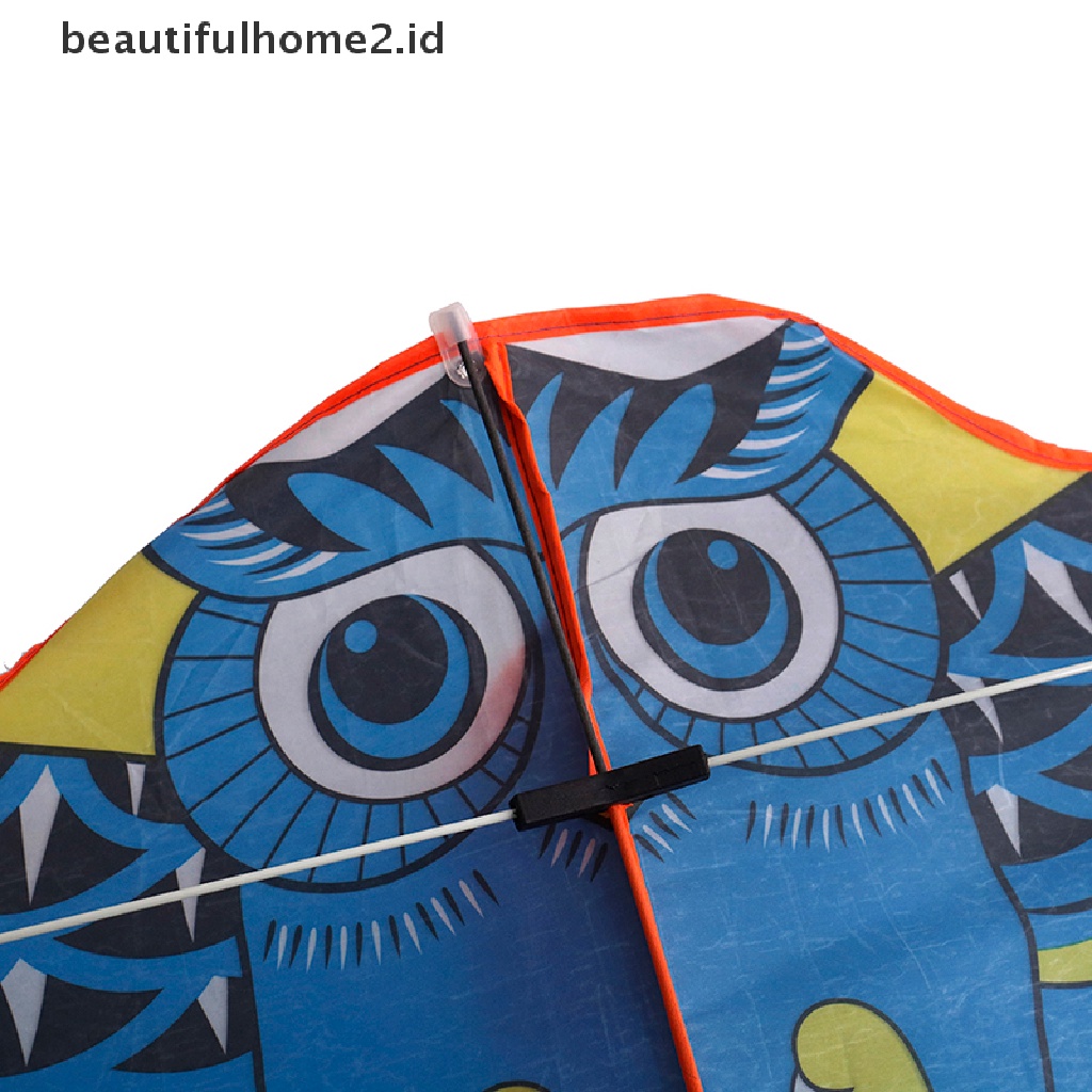 (Beautifulhome2) Buku Literatur Bahasa MandarinId 1pc Layanglayang Lipat Motif Kartun Burung Hantu Untuk Olahraga Outdoor Anak