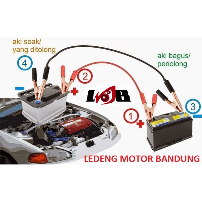 Kabel Jumper Aki Mobil Jump Booster Baterry Accu Car Baterai 500a