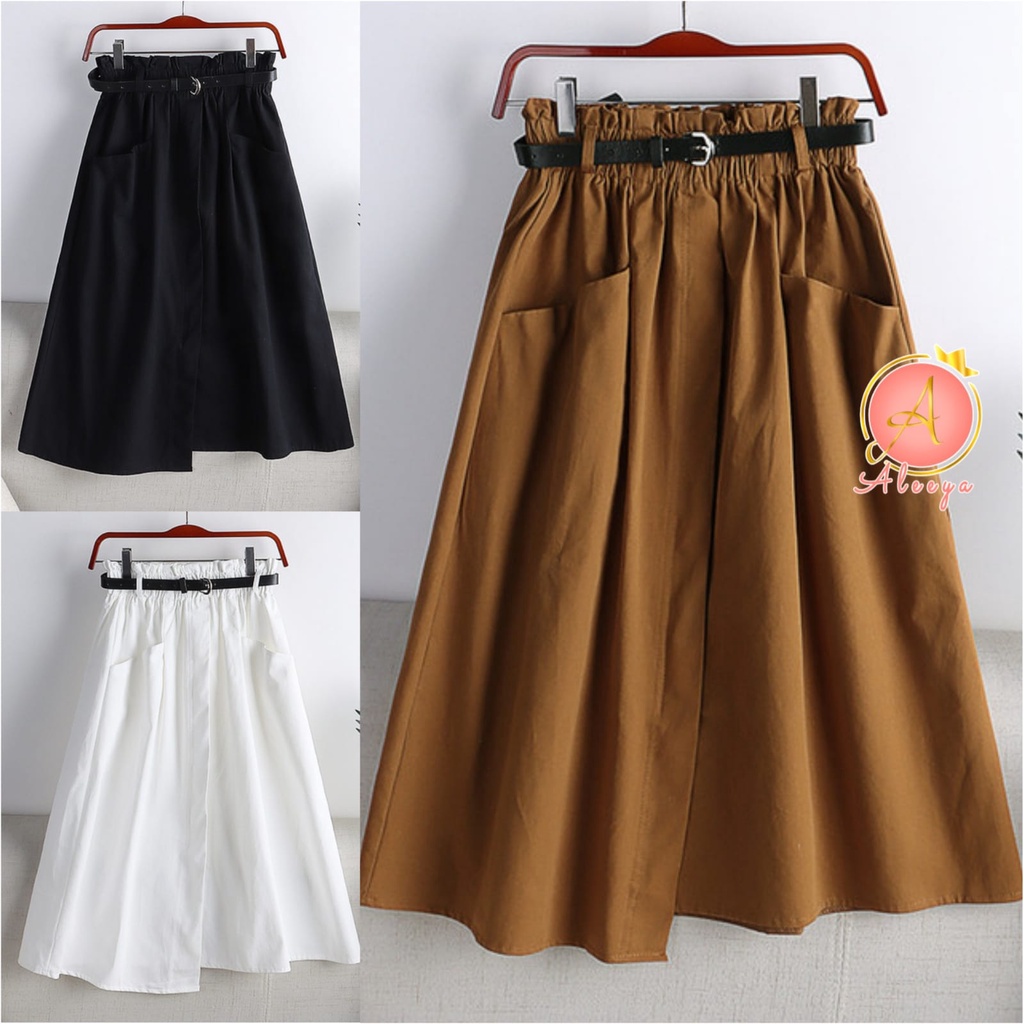 ALEEYA Rok Suede 7/8 / Juwita Midi Skirt Suede (2514)