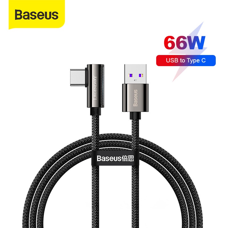 Baseus Legend Series Elbow Fast Charging Kabel Data USB For Type C 66W